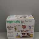 Ingenuity Baby Base 2-in-1 Booster Feeding and Floor Seat with Self-Storing Tray - Slate