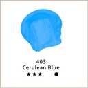 Artecho Cerulean Blue Acrylic Paint - Large Bottle 500ml / 17oz, Craft Paint for Canvas, Rocks, Wood, Fabric, Ceramic, Non-Toxic