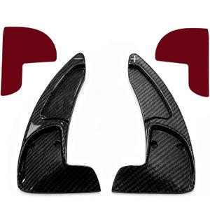 Steering Wheel Shift Paddle Extended Shifter Trim Cover for Dodge Challenger Charger Durango RT & Scat Pack 2015-2024, for Jeep Grand Cherokee 2014-2021 (Carbon Fiber Color)