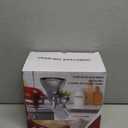 Grain Mill Attachment for KitchenAid Stand With 12 Grind Level, Kitchen Aid Mixer Attachments Wheat Grinder Fit for Wheat, Corn, Oats, Buckwheat, Millet and Other Cereals - New Upgrades (Metal)