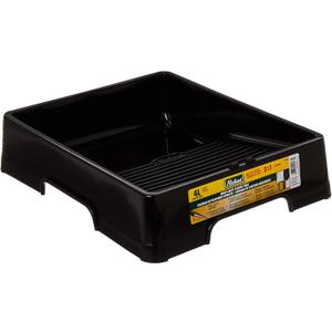 Richard 92067 HeavyDuty Jumbo Plastic Tray 91/2", 4Liter (1 gallon) , Black