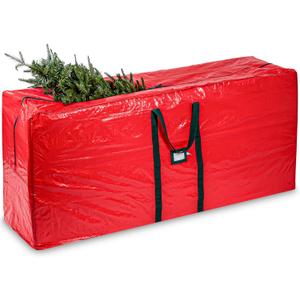 (Not Made In China) Christmas Tree Storage Bag 9ft Tree, Fits Up To 9 Foot Artificial Tree, Durable Handles With Tear Proof And Waterproof Proof Heavy Duty Tarp