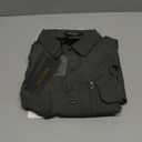 WULFUL Men's Sun Protection Fishing Shirts UPF 50+ UV Lightweight Quick Dry Cooling Button Down Shirts for Work Hiking Safari Shadow Grey M