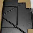 Onlyfire Universal Cast Iron Cooking Griddle, Pre-Seasoned Nonstick Coating Griddle Flat Top Grill Plate with Extra High Sidewalls for All Gas Grills and 4 Burner Range Oven, 23" x 16"