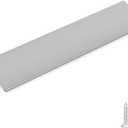 goldenwarm 15 Pack Brushed Nickel Finger Edge Pulls Drawer Finger Pulls Kitchen Hardware Handles Bedroom Dresser Drawers, 6-1/4in Hole Centers