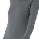 32 Degrees Women's Cozy Heat Base Layer Mock Neck Top - Thermal Long Sleeve Shirt for Winter Layering (Gray, XS)
