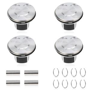 JDMON STD Engine Piston & Piston Snap Rings & Piston Pin Set Compatible with Chevy Sonic Cruze Limited 1.8L 2011-2018 Replacement for 55567934, 55574537, 25192330, 55567940