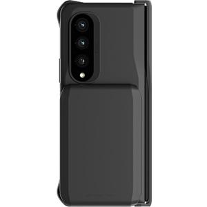 Ghostek Exec Wallet Case for Galaxy Z Fold 4 with Magnetic Credit Card Holder, Hinge Protection, Wireless Charging, 7.6" Screen (Black)