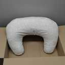 Boppy Nursing Pillow, Cream Retro Squiggles, Larger, More Supportive Pillow for Breastfeeding and Bottle Feeding; Firmer Fill, Higher Lift, Larger Area Than Original Nursing Pillow; JPMA Certified