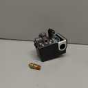 Relaxweex Air Compressor Pressure Switch 26 Amps 120/240 Volts 120-155 Psi with 0-200 Psi Air Gauge 1/8''NPT and Safety pressure relief Valve 1/4 Male NPT