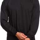 PRO 5 Super Heavy Mens Long Sleeve T-Shirt (Small, Black)