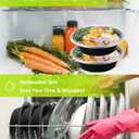 SHOPDAY Meal-Prep-Containers-35 Pack 24 oz Plastic-Food-Storage-Containers-with-Lids, Disposable-Food-Prep-Containers-Microwave-Safe, Meal-Prep-Bowls-Reusable, To-Go-Contianers-for-Lunch