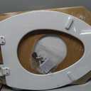 Bemis 1500EC 390 Lift-Off Wood Elongated Toilet Seat, Cotton White (Pack of 1)