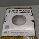 ADCO 9751 Silver Diamond Plated Steel Vinyl Spare Tire Cover A, (Fits 34" Diameter Wheel)