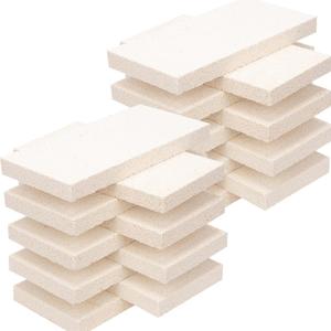 18 Pieces Insulating Fire Brick for Ovens, Kilns, Blacksmith, Fireplaces, Forges 9" x 4.5" x 0.78" 2320F Rated Insulating Fire Bricks