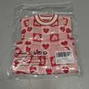 Curipeer Infant Toddler Girls Sweater Dresses Long Sleeve Ribbed Knit Pullover Ruffle Cozy Dress (2T, A-aa-heart Pattern)