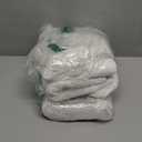 WINLIFE 100% Cotton Quilted Euro Sham Covers, 4  Pack Cotton 26'' x 26'' Pillow Covers, Soft and Breathable Euro Shams, Square Pillow Shams, White