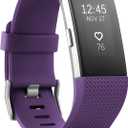 Fitbit Charge 2 Heart Rate + Fitness Wristband, Plum, Large (US Version)