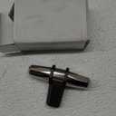 Amerock | Cabinet Knob | Polished Nickel/Black Bronze | 2-1/2 inch (64 mm) Length | London | 1 Pack | Drawer Knob | Cabinet Hardware