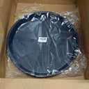 4 Pack of 16 inch Plant Saucer, Heavy Duty Round Plant Trays for Pots, Bird Bath Bowls, Plastic Plant Water Tray, Flower Plant Saucers for Indoors (16", Blue)