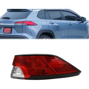 labwork Right Outer Rear Tail Light Replacement for Toyota Corolla Cross L LE 2022-2023 Rear Tail Light Brake Lamp Assembly RH 81550-0A160