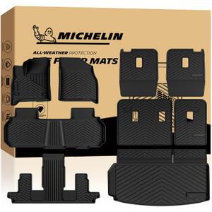 Michelin Vehicle Mats for 2024-2027 Chevy Traverse (9 Piece)
Fit for 2024-2027 Chevy Traverse/2024-2026 GMC Acadia/2025-2026 Buick Enclave 7-Seat, Not Fit 2024 Traverse Limited