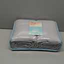 TILLYOU Microfiber Crib Bumper Gray