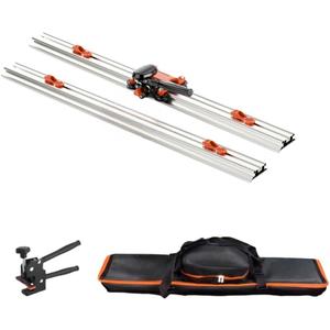 78 inches Large Format Manual Tile Cutter, Porcelain Ceramic Tile Cutter with Tungsten Carbide Cutting Wheel, Anti-Skid Feet, Durable Rails for professional installers or beginners