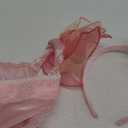 Pink Fairy dresses up costume set for Girls with Wing and headband (5-6 years)