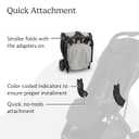 UPPAbaby Adapter for Minu V3 - Compatible with Aria and Mesa Infant Car Seats - Quick + Secure Attachment - 1 Pair