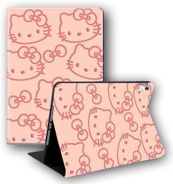 for iPad 9th/8th/7th Generation Case 10.2 Inch Boys Women Cute Folio Smart Cover Pencil Holder Cartoon Cool Teens Kids Fun Men Girls Cases for Apple iPad 7/8/9 Gen A2602 A2270 A2197 (Pink)