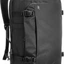 tomtoc Travel Backpack 40L, TSA Friendly Flight Approved Carry-on Luggage Hand Water-resistant Lightweight Business Rucksack, Durable Large Weekender Bag Daypack Fits 17.3 Inch Laptop