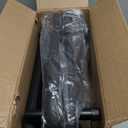 Step Stool with Handle for Elderly Adults, Adjustable Handrail & Leg, Sensor Light, Medical Stepping Stools for High Bed Mobility & Daily Living Aids, Bedside Car Stair Lift for Senior 350lbs (Black)