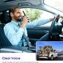 Topsung Walkie Talkies Long Range, M880 Two Way Radio for Adults with Mic LCD Screen/Resistance Wakie-Talkies with Noise Cancelling for Men Women Outdoor Adventures Cruise Ship (Blue and Violet)