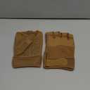 HYCOPROT Fingerless Tactical Gloves, Knuckle Protective Breathable Lightweight Outdoor Military Gloves for Shooting, Hunting, Motorcycling, Climbing, M