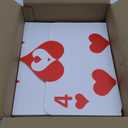 6 Pcs Christmas Alice Party Decorations Wonderland Yard Decor Queen's Soldiers Poker Yard Signs Garden Tea Party Decorations with Stakes for Christmas Indoor Outdoor AliceThemed Party Decor