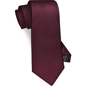 GUSLESON Classic New 3.15"（8cm） Men's Solid Color Necktie Wedding Business Tie + Gift Box