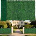 Yangrass Artificial Boxwood Greenery Wall Roll, 60"x180" in 1pcs (75 sqft)