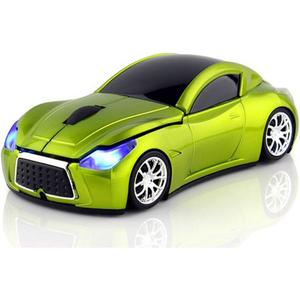 Sports Car Mouse Wireless Mouse Computer Mice Laptop Optical Gaming Mouse Red (Green)