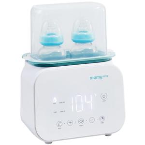 MOMYEASY Bottle Warmer, Fast Baby Bottle Warmer for Breastmilk Formula, 7-in-1 Food Heater&Breast Milk Defrost with LCD Display, Baby Formula Warmer for All Bottles with 24H Temperature Control (White)