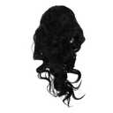 1 Set Long Wavy Wig Hat Ice Ribbon Wig Extensions Women Hair Bun Extensions Curly Hat for Women