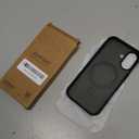 SUPFINE Magnetic for iPhone 17 Case (Compatible with MagSafe)(Military Grade Drop Protection) Translucent Matte Shockproof with Anti-Fingerprint Phone Cover,Black