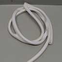 78" Side Open One Cord Hider (<1/4") for Wall Mounted Tv,Extension Cable Cover to Hide Conceal Cords Along Wall,Wire Raceway Management Cable Concealer Channel,Electric Cord Organizer Wiremold,White