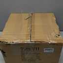 MAYNA Farmhouse Ceiling Light, 2-Light Rustic Flush Mount Ceiling Light with Metal and Wood, Farmhouse Hallway Light Fixtures for Kitchen Entryway Bedroom Dining Room (Brown)