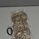 SARLA 2PCS Messy Hair Bun Hair Pieces Wavy Curly Synthetic Updo Fake Scrunchies Ponytail Extension for Women Sand