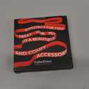 CollarDirect Rolled Leather Dog Collar, Soft Padded Round Puppy Collar, Handmade Genuine Leather Collar Dog Small Large Cat Collars 13 Colors (12-15 Inch, Red Smooth)