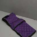 Warm Thermal Quilted Dachshund Coat,Dog Winter Coat with Warm Fleece Lining,Outdoor Dog Apparel with Adjustable Bands for Medium,Large Dog-Purple-L