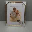 Americanflat Vintage Frames - 16x20 Picture Frame with Beaded Accents and Polished Plexiglass - Use as 11x14 Frame or Display 16x20 Photos Without Mat - Heirloom Collection - Wall Display - Gold