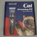 oneisall Quiet Cat Clippers for Matted & Long Hair, 2-Speed Cordless Pet Shaver Grooming Kit for Cats, Small Dogs & Animals (Blue)