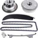 NEXAGEBIUS Engine Exhaust & Intake Timing Chain Kit, CVVT Camshaft Gear Camshaft Sprocket Compatible with 2017-2022 Hyundai Elantra Kona Veloster Kia Forte 5 2.0L Replace 24350-2E700 24321-2E010